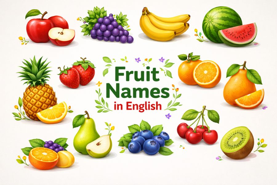 Nama Nama Buah dalam Bahasa Inggris