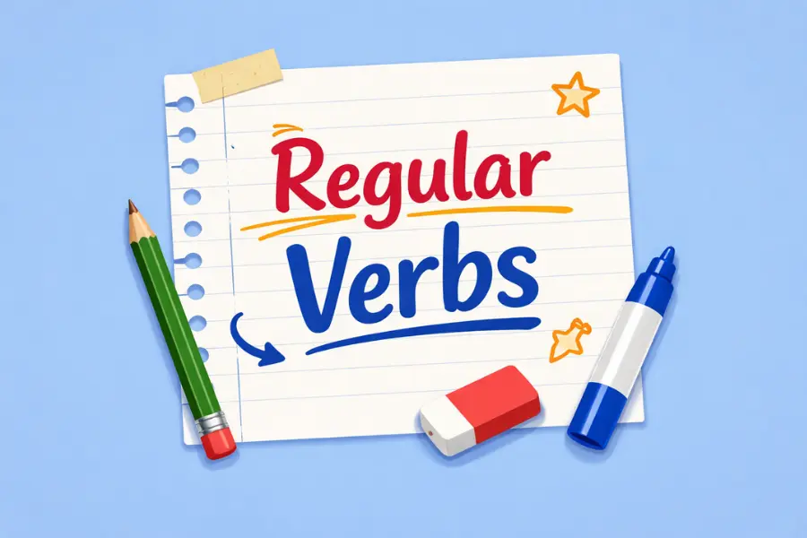 apa itu regular verbs bahasa inggris
