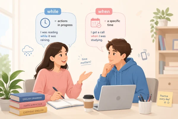 Perbedaan while dan when bahasa inggris