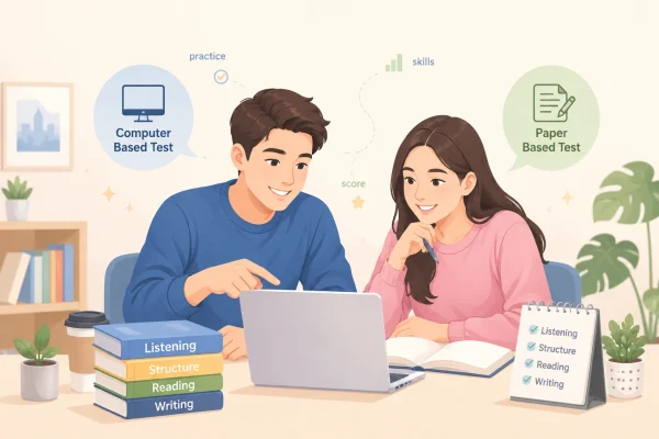 perbedaan toefl ITP dan IBT
